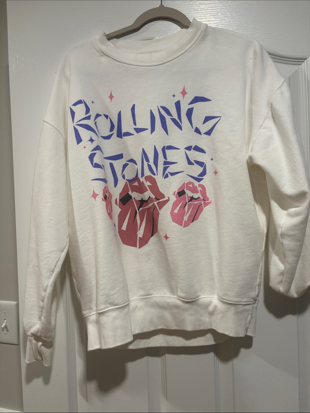 AE Oversized Rolling Stones Hackney Diamonds Graphic Sweatshirt - Picture 2 of 4